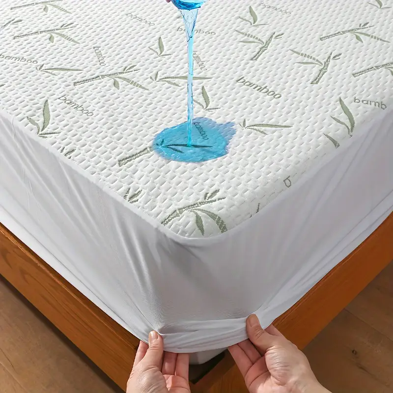 Waterproof Mattress Protector Breathable - 1pc bamboe matrasbeschermer, ademende en verkoelende