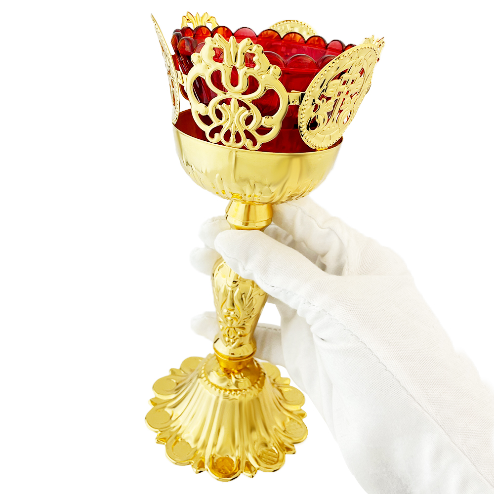 Lighting - Exquise holle kant top orthodoxe waaklichtlamp
