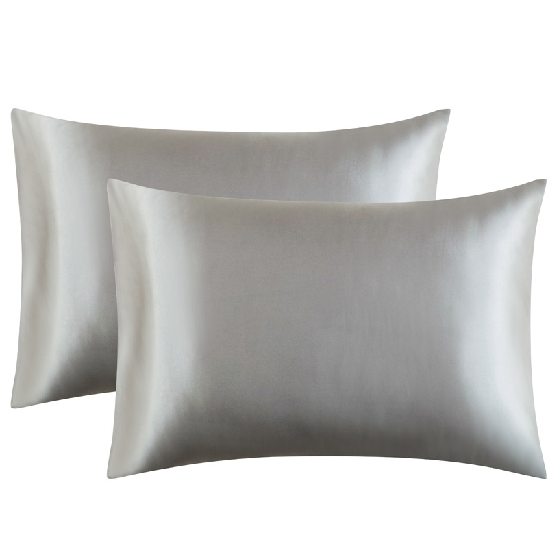 Satin Silk Pillowcase Hair Skin - Effen Kleur Satijn Kussensloop Voor Haar