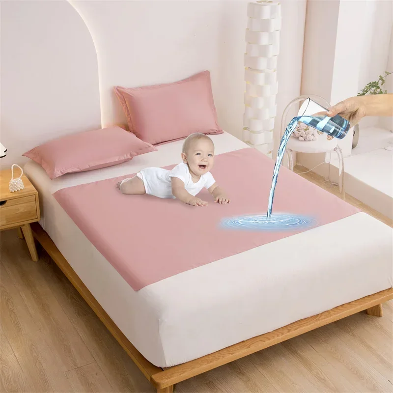Waterproof Mattress Protector Breathable - Waterdichte stoffen wasbare luiermat voor baby-