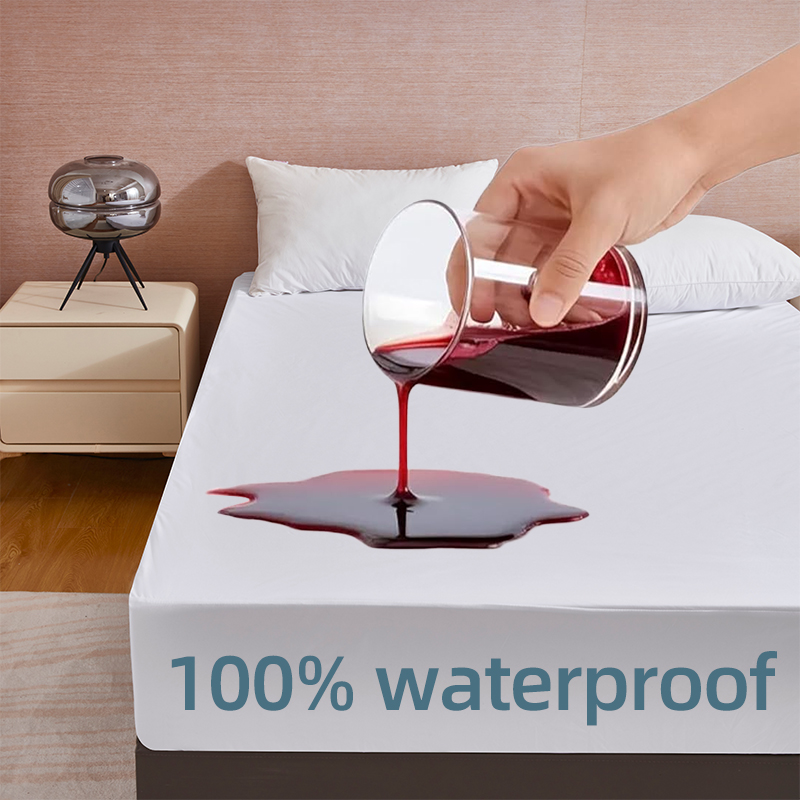 Waterproof Mattress Protector Breathable - Queen Waterproof Matrasbeschermer, urine- en vloeistofdichte
