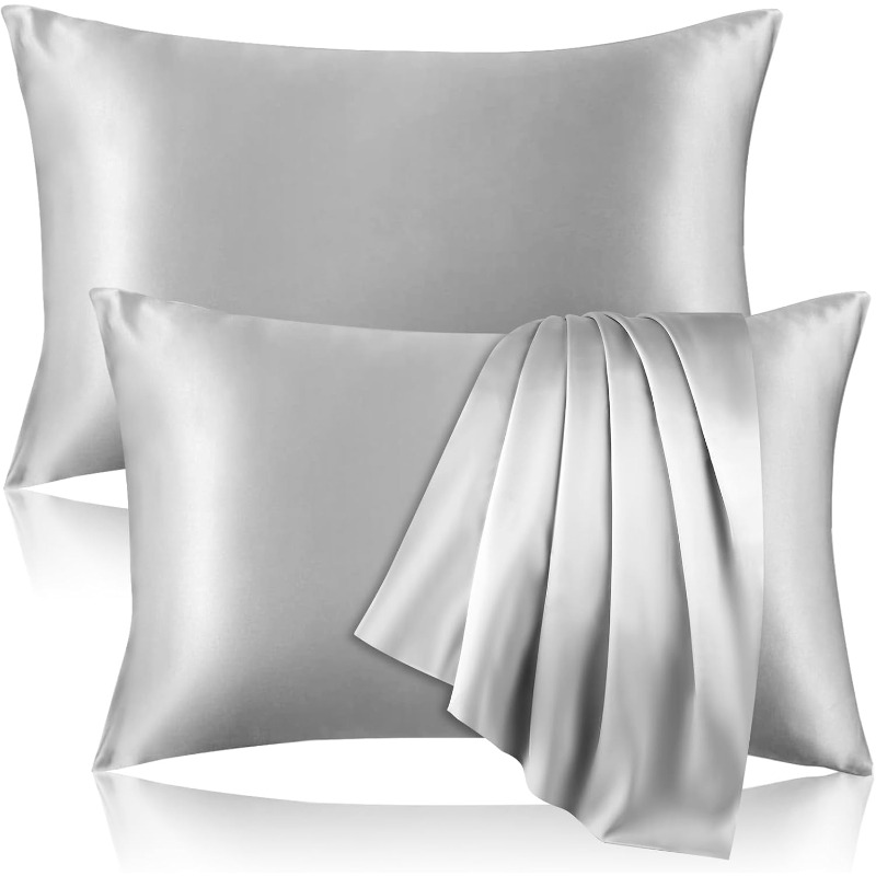 Satin Silk Pillowcase Hair Skin - 2 stuks satijnen zijden kussenslopen voor