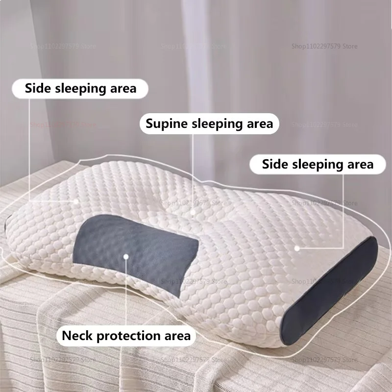 Memory Foam Orthopedic Pillow Neck Pain - Orthopedisch cervicaal nekkussen Sojabonenvezel neksteunkussen SPA