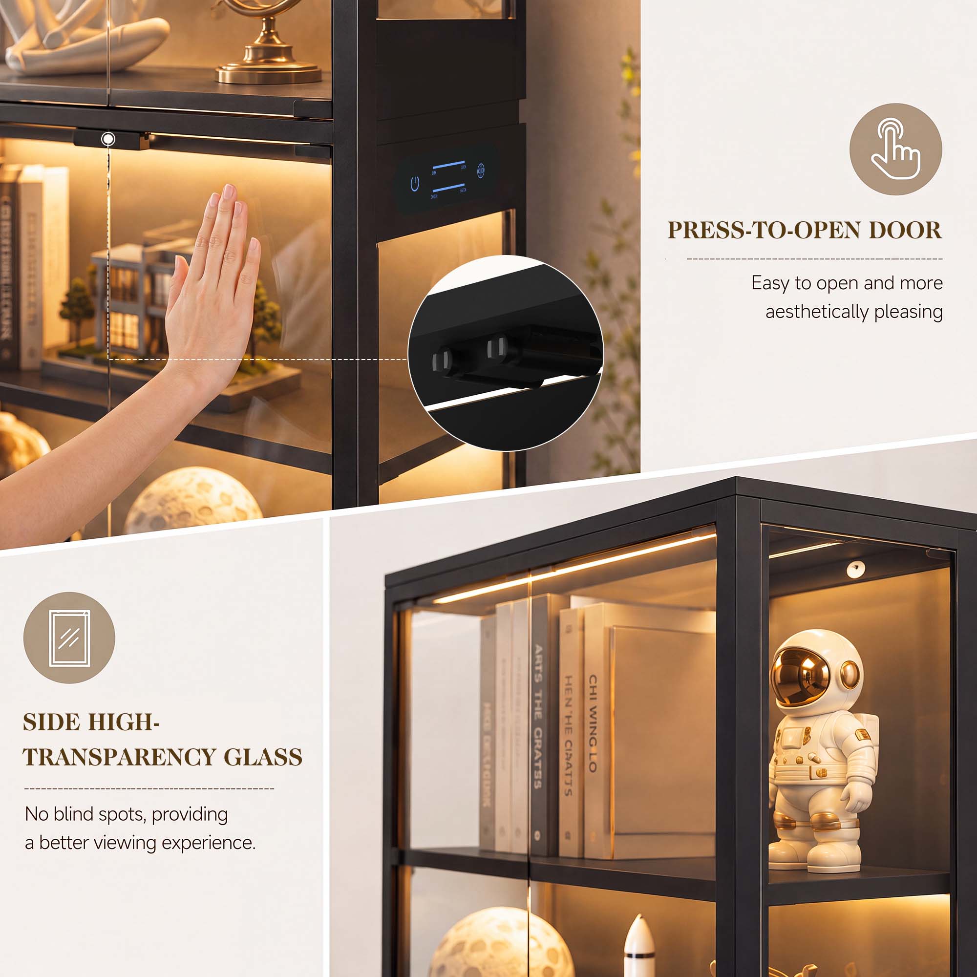 TCGBKAF 5-laags vitrinekast me - Lighting recensie en prijs