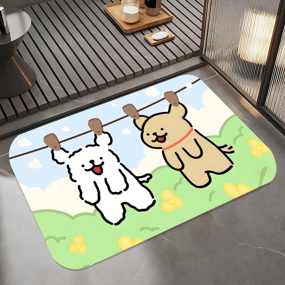 Anime L-LINE FRIENDS Puppy Vlo - Quick Dry Diatomite Bath Mat recensie en prijs