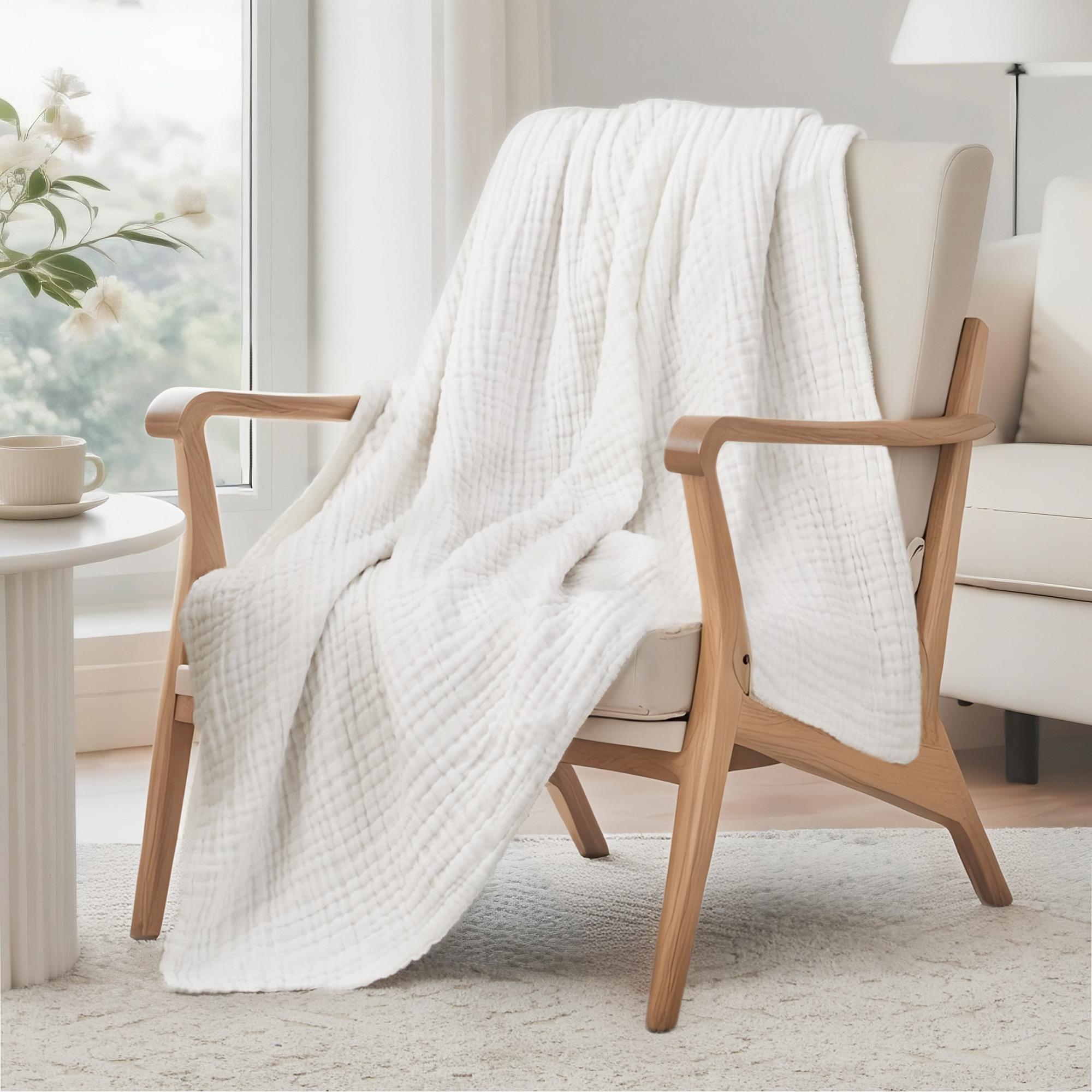 6-laags 100% katoenen mousseli - Muslin Cotton Bedspread recensie en prijs