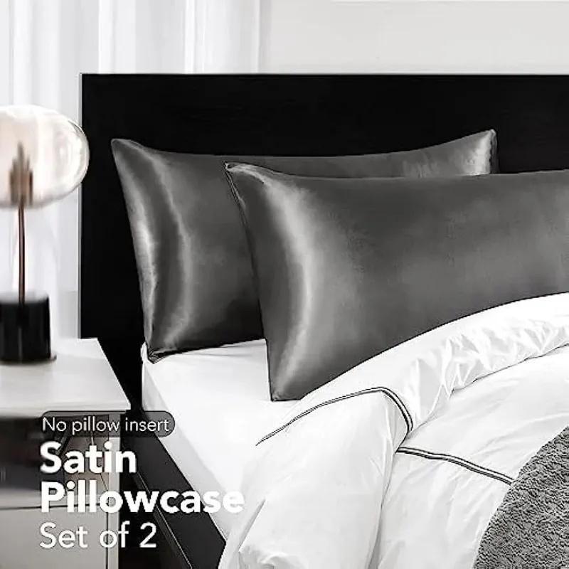 Satijnen zijden kussensloop vo - Satin Silk Pillowcase Hair Skin recensie en prijs