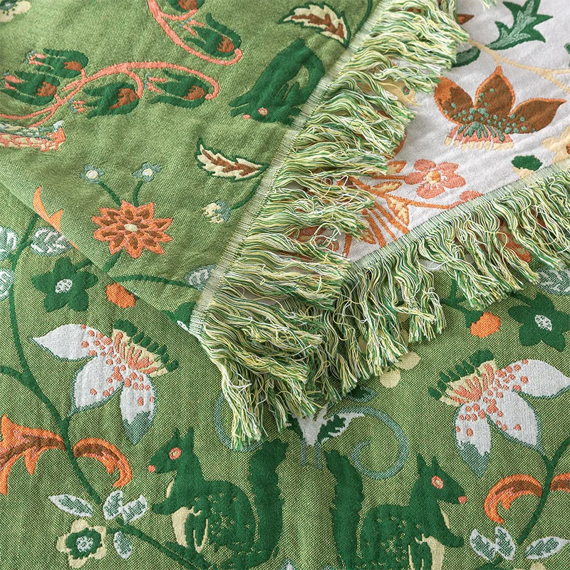 Puur katoenen deken van mousse - Muslin Cotton Bedspread recensie en prijs