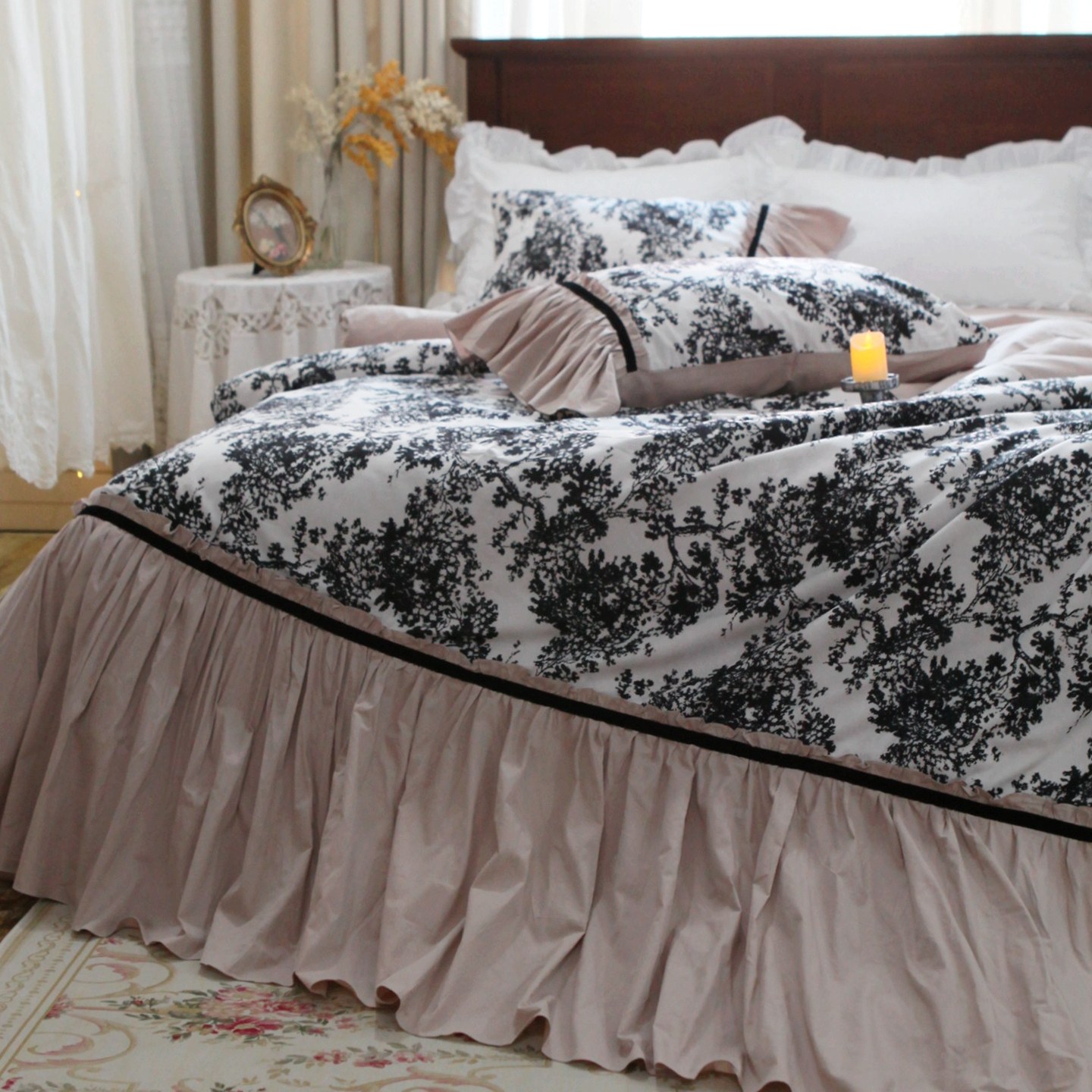 Christy Franse stijl prinsesse - Aesthetic Floral Duvet Cover recensie en prijs