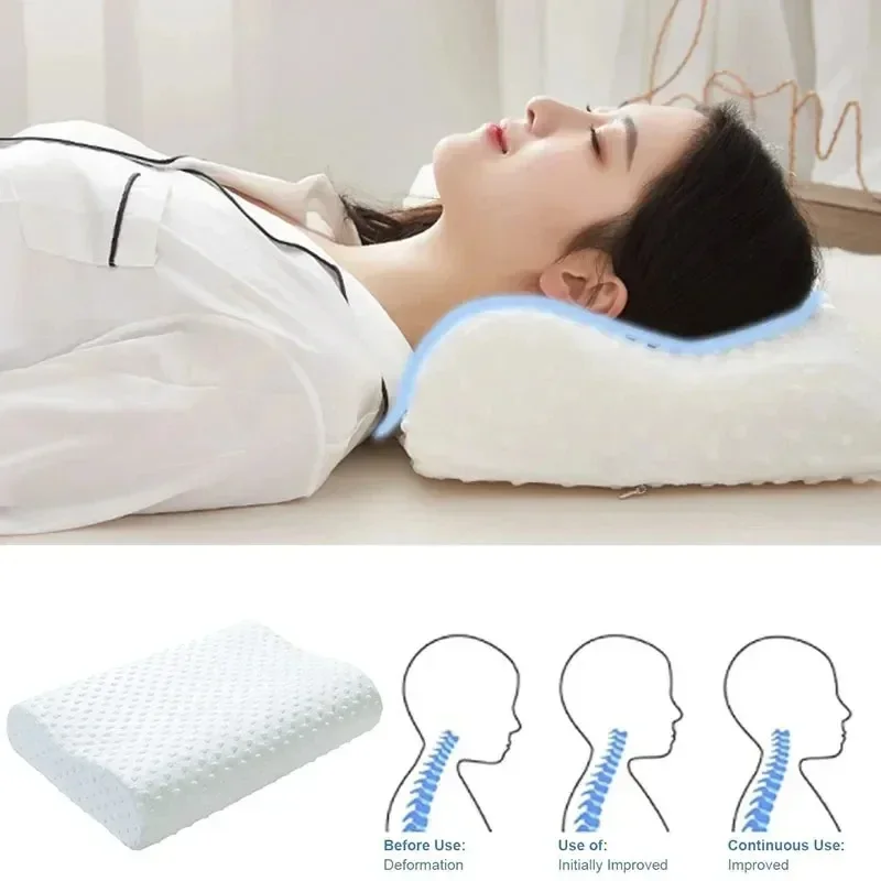 Traagschuimkussen om te slapen - Memory Foam Orthopedic Pillow Neck Pain recensie en prijs