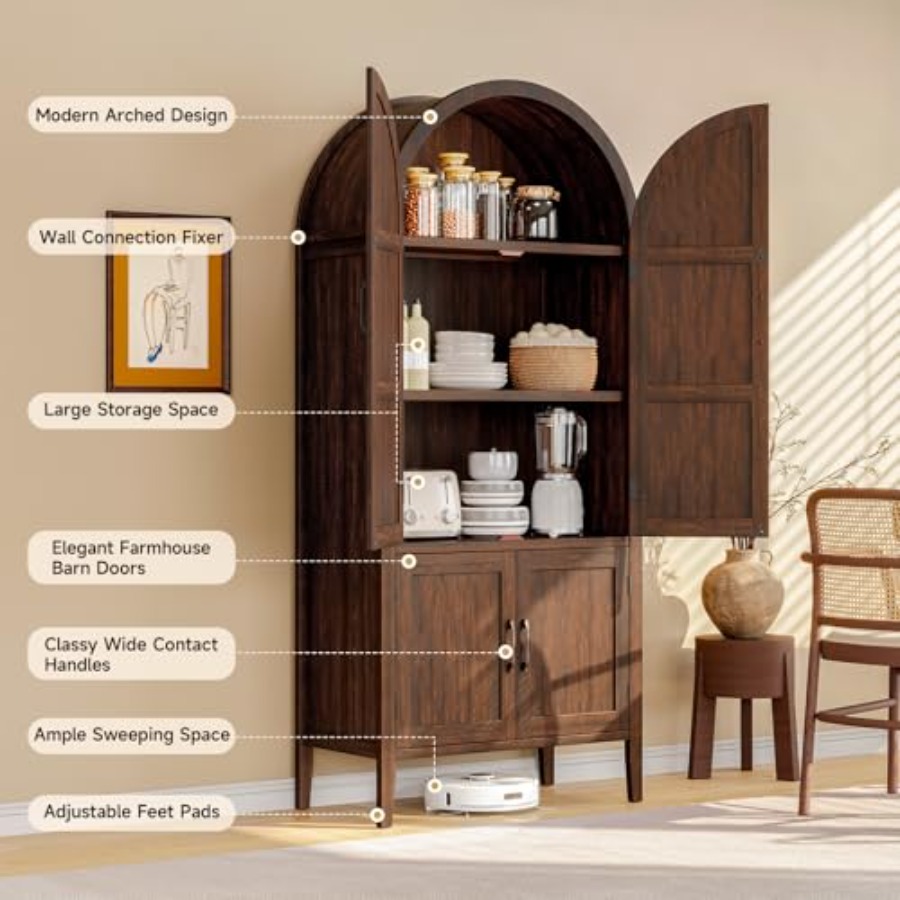 71 cm hoge houten gebogen kast - Kitchen recensie en prijs