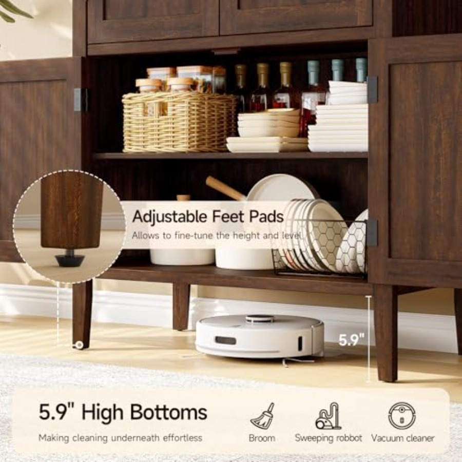 71 cm hoge houten gebogen kast - Kitchen recensie en prijs