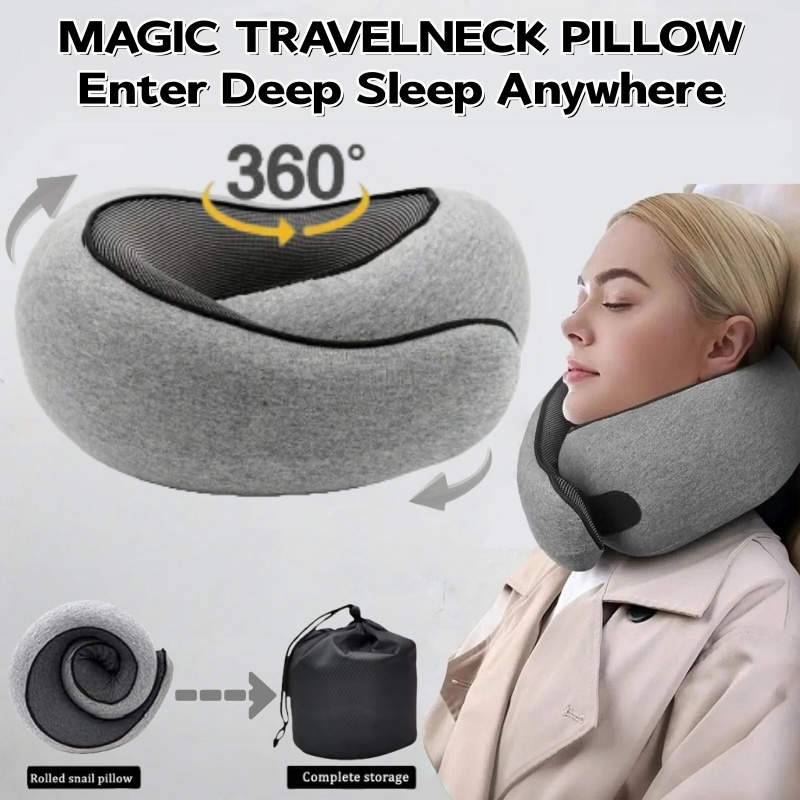 Draagbaar U-vormig reiskussen  - Anti Snore Contour Pillow recensie en prijs
