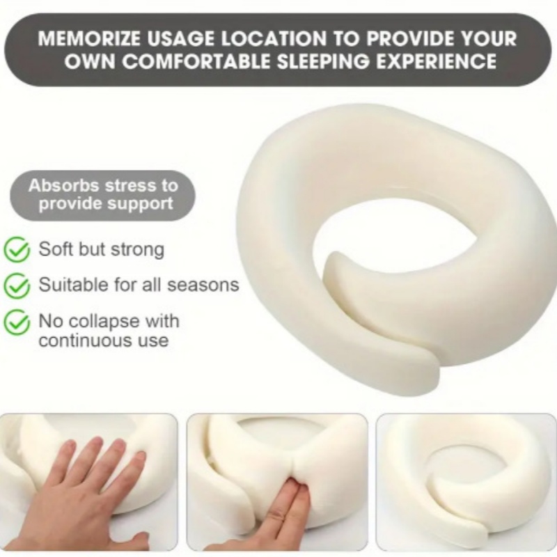 Draagbaar U-vormig reiskussen  - Anti Snore Contour Pillow recensie en prijs