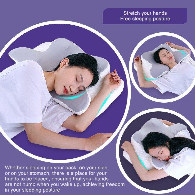 Traagschuimkussens Vlindervorm - Memory Foam Orthopedic Pillow Neck Pain recensie en prijs