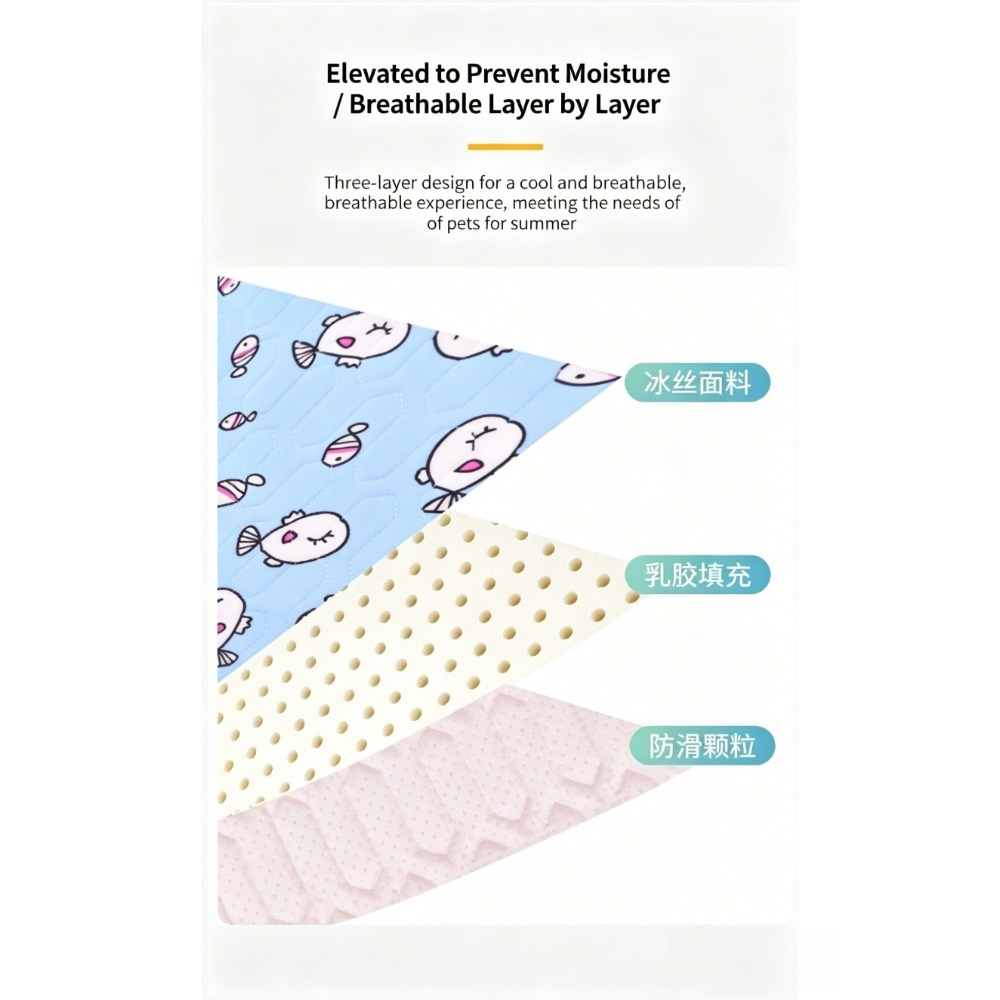 Hondenmat van latex voor de zo - Cooling Blanket Hot Sleepers recensie en prijs