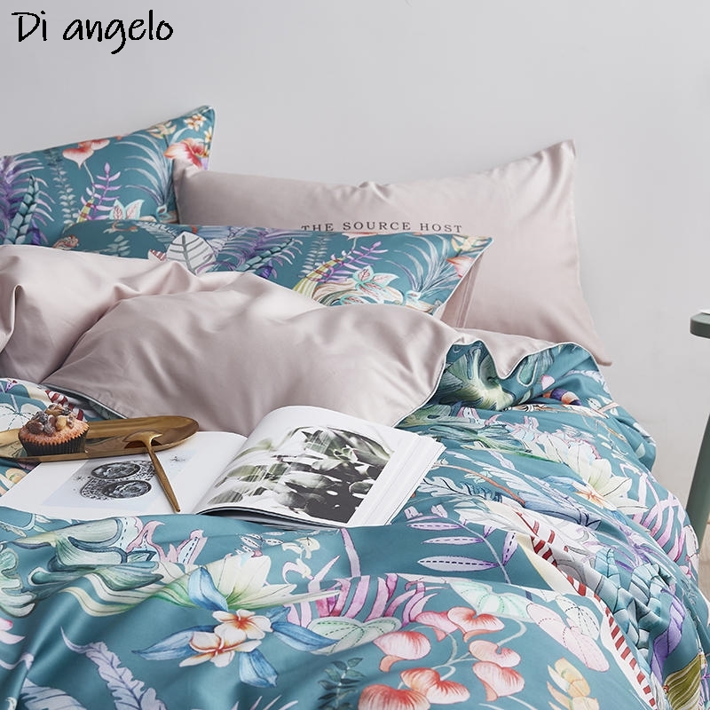 600TC 4-delige Egyptische kato - Aesthetic Floral Duvet Cover recensie en prijs