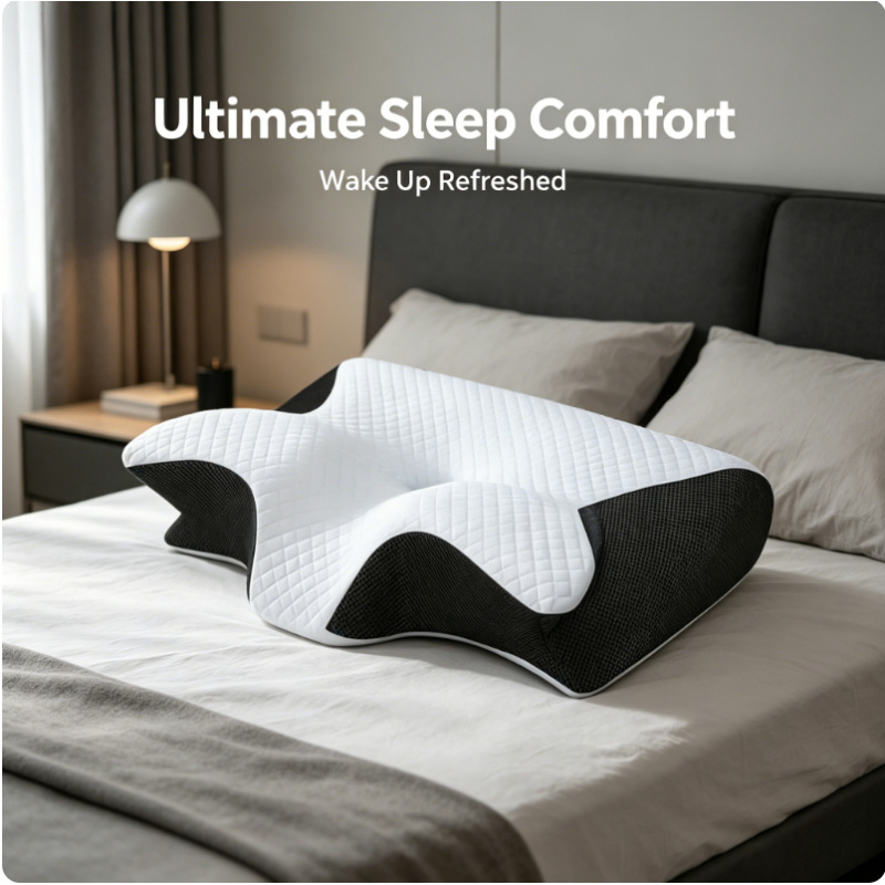 Memory Foam Cervicale Kussen v - Memory Foam Orthopedic Pillow Neck Pain recensie en prijs