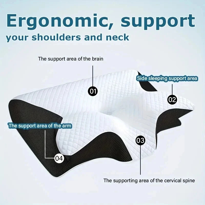 Memory Foam Cervicale Kussen v - Memory Foam Orthopedic Pillow Neck Pain recensie en prijs