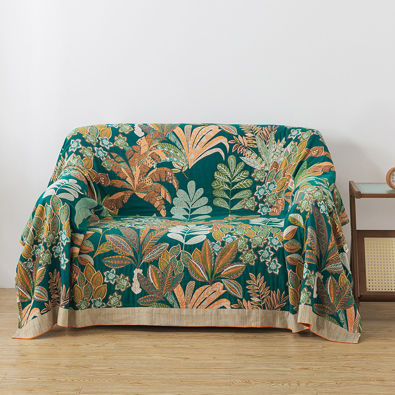Mousseline gaas sprei op het b - Muslin Cotton Bedspread recensie en prijs