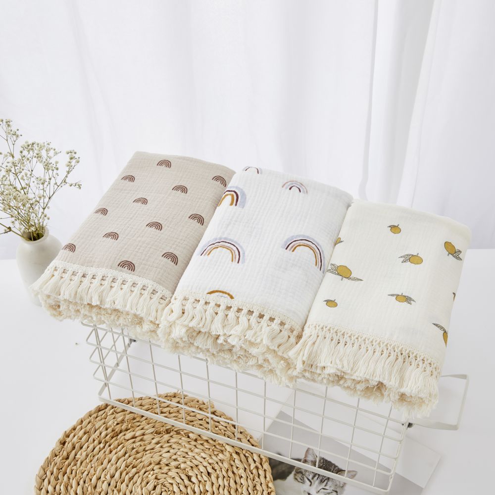 Katoenen Mousseline Inbakeren  - Muslin Cotton Bedspread recensie en prijs