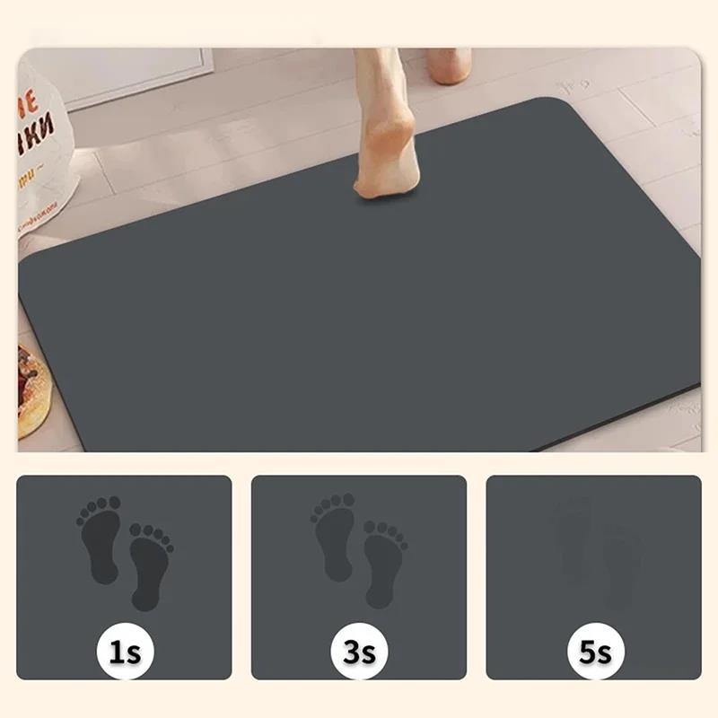 Stenen Diatomiet Badmat, Hoog  - Quick Dry Diatomite Bath Mat recensie en prijs