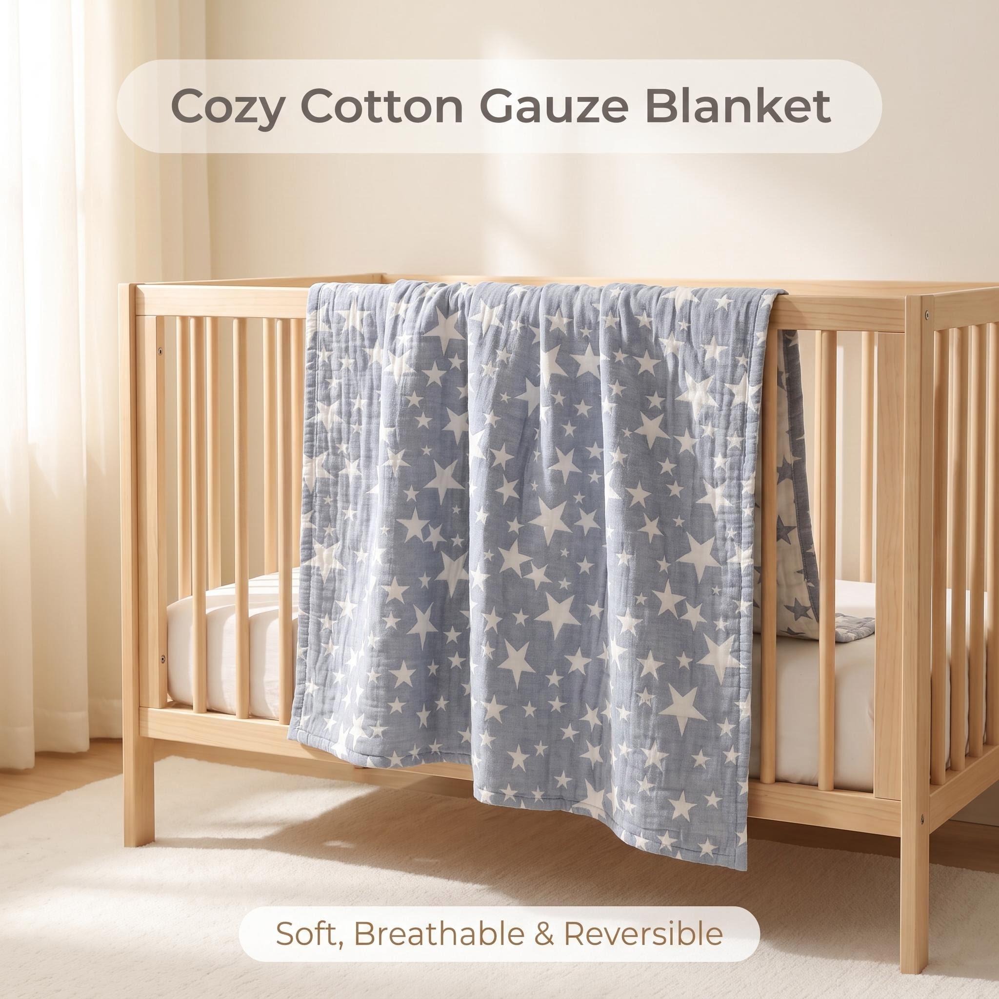 3-laags katoenen mousseline de - Muslin Cotton Bedspread recensie en prijs