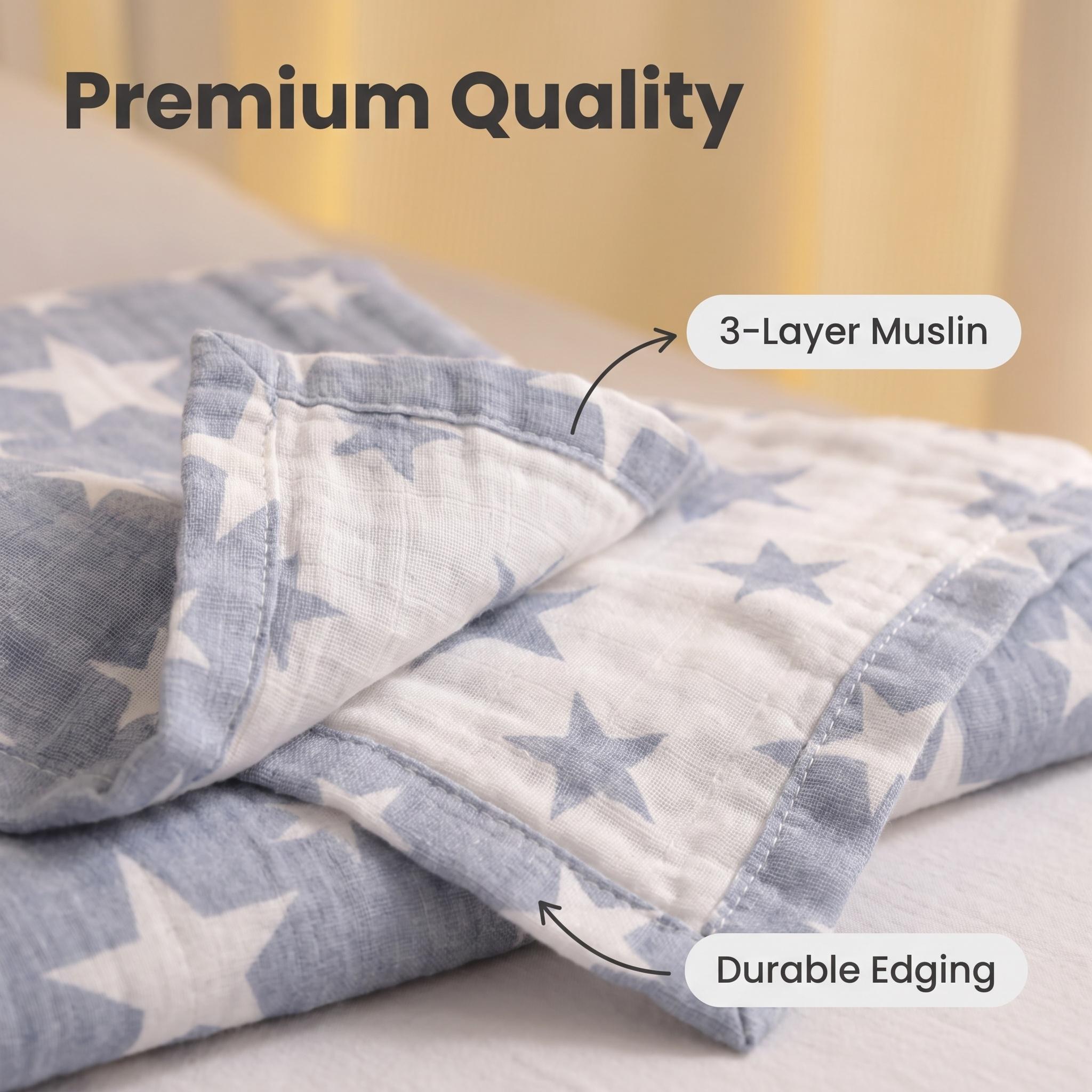 3-laags katoenen mousseline de - Muslin Cotton Bedspread recensie en prijs