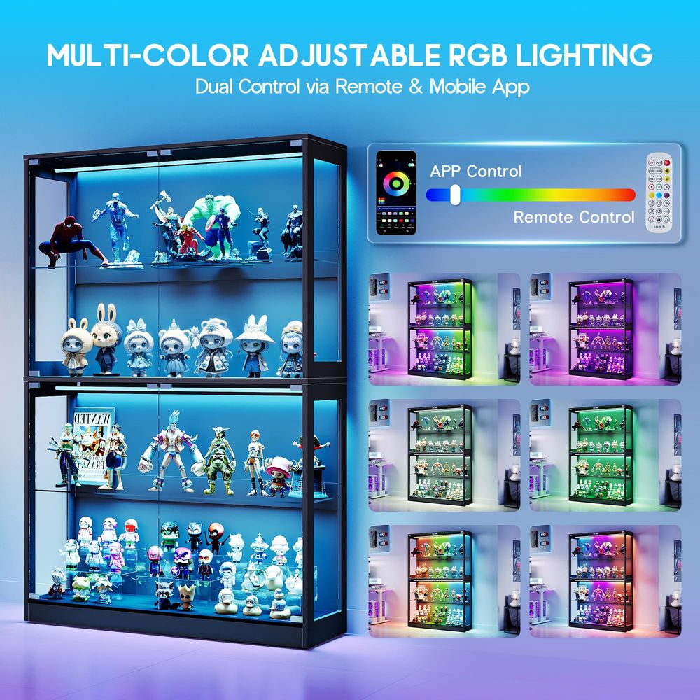 Kast met LED-lichtstrips, mode - Lighting recensie en prijs