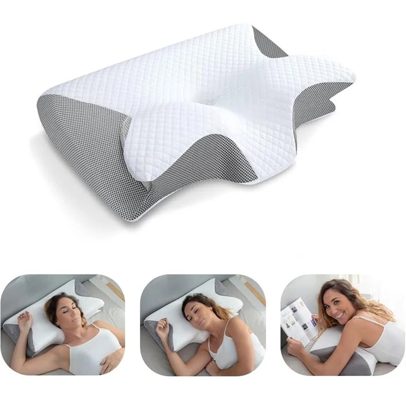 Orthopedisch Contour Nekkussen - Memory Foam Orthopedic Pillow Neck Pain recensie en prijs