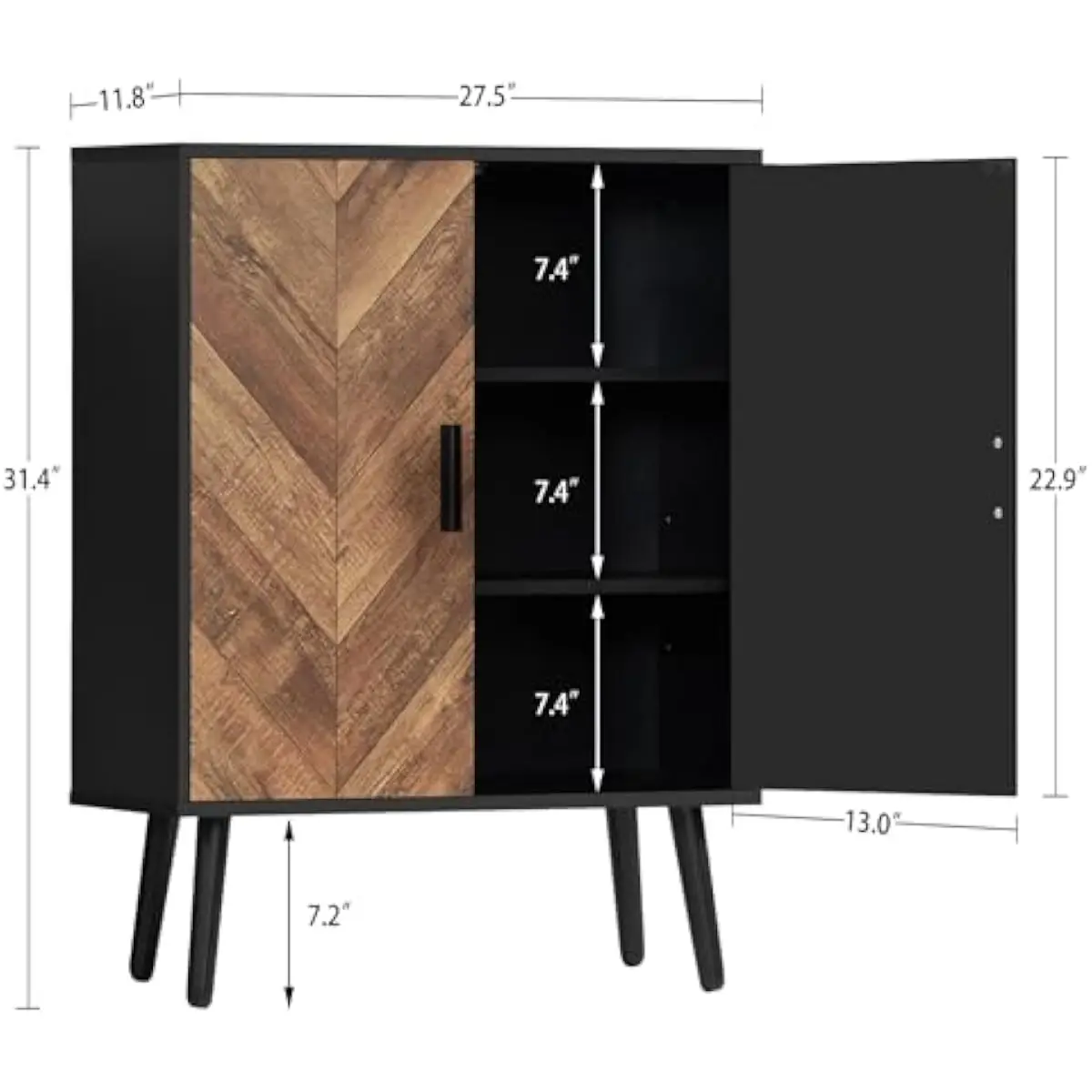 Opbergmeubel met twee verstelb - Storage & Organization recensie en prijs