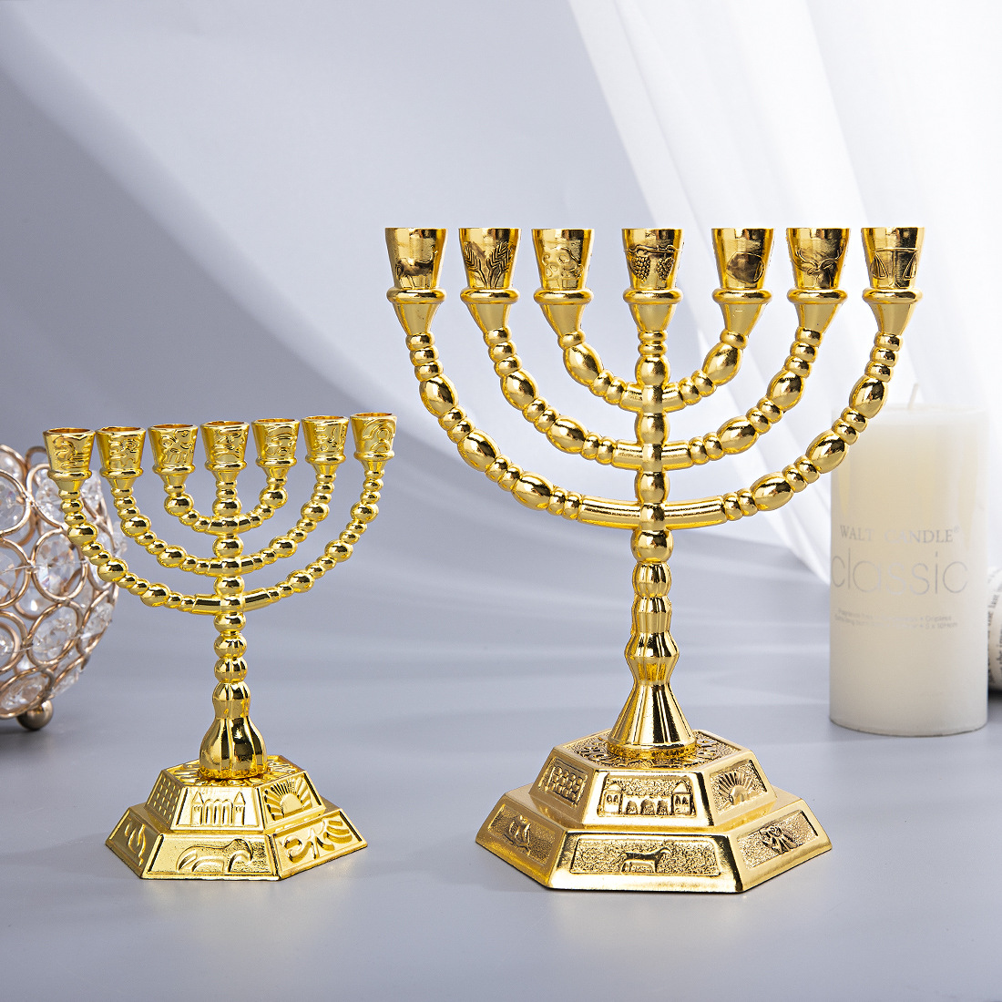 7-armige Menora Joodse huisdec - Home Decor recensie en prijs