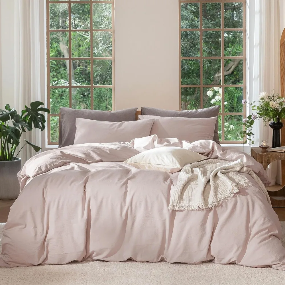 Dekbedovertrekset 100% gewasse - Duvet Cover Sets With Zipper recensie en prijs