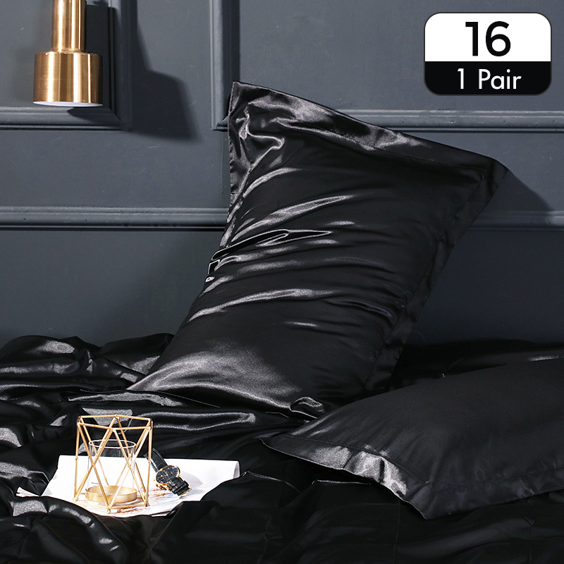 1 paar natuurlijke moerbeizijn - Satin Silk Pillowcase Hair Skin recensie en prijs