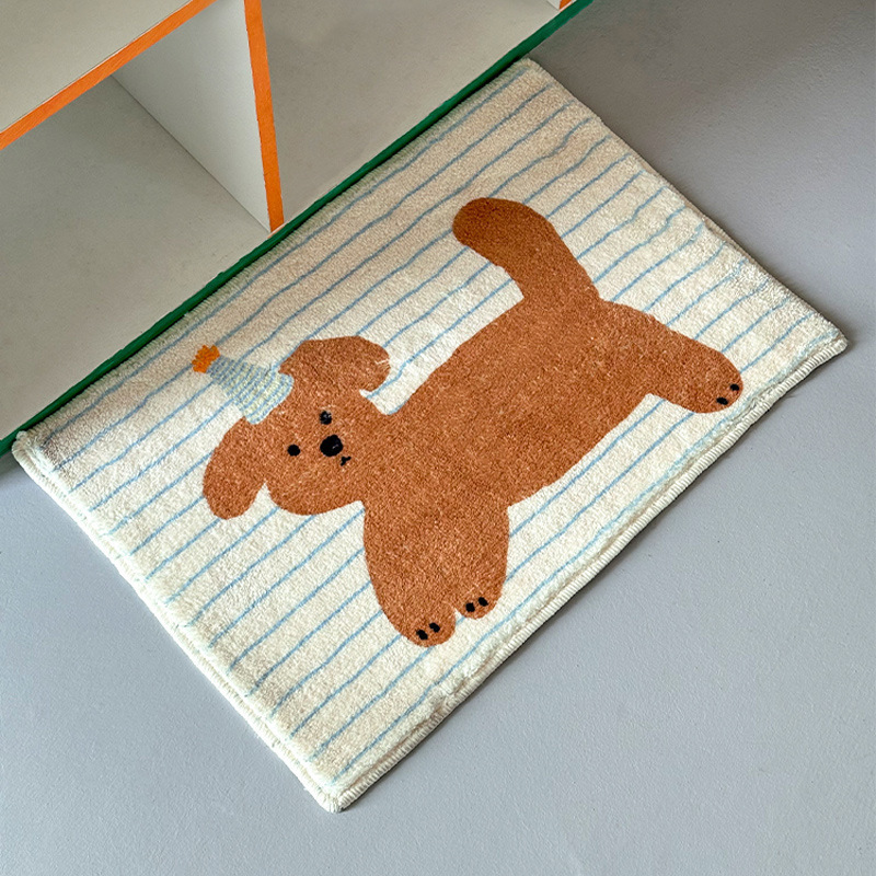 VIKAMA Badmat met teckelprint, - Quick Dry Diatomite Bath Mat recensie en prijs