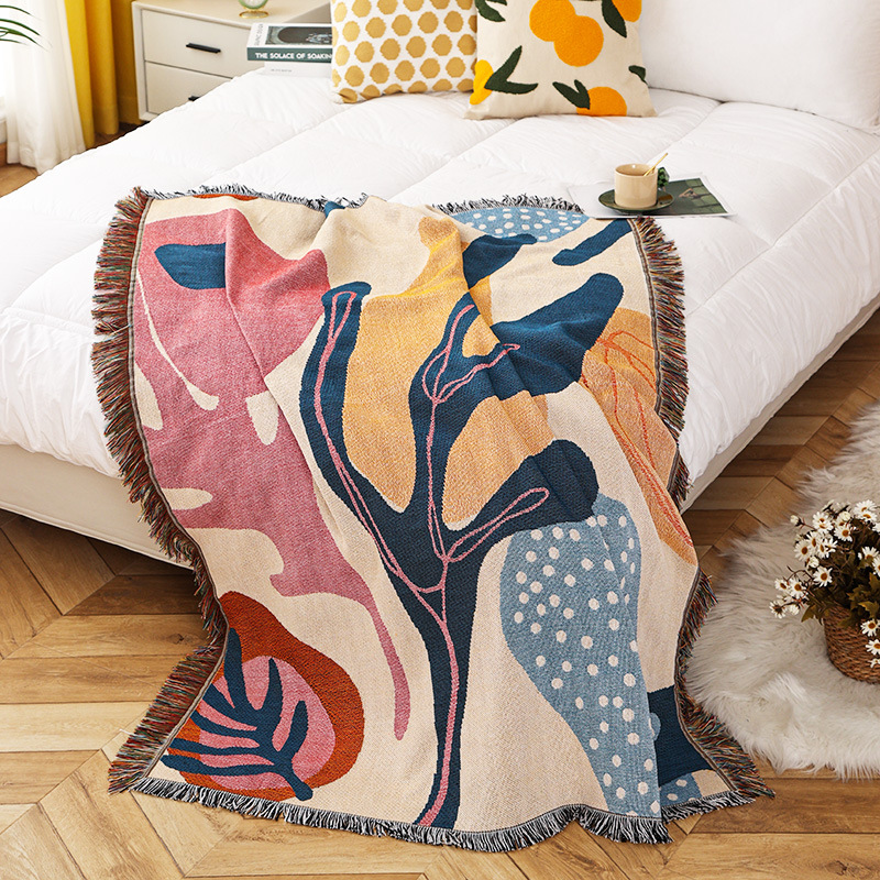 Textiel City Ins Alice Plant P - Boho Throw Blanket Fringe recensie en prijs