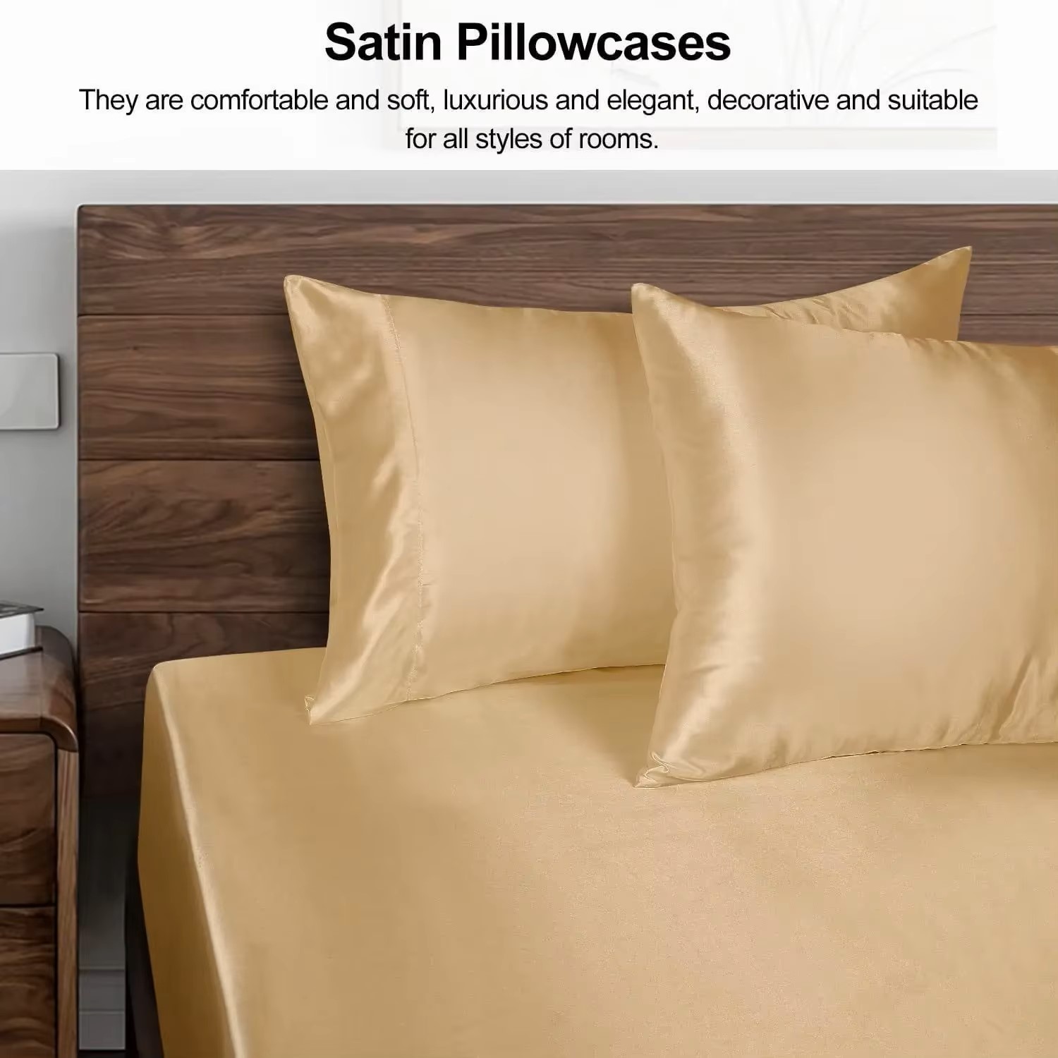 1 satijnen kussensloop voor ha - Satin Silk Pillowcase Hair Skin recensie en prijs