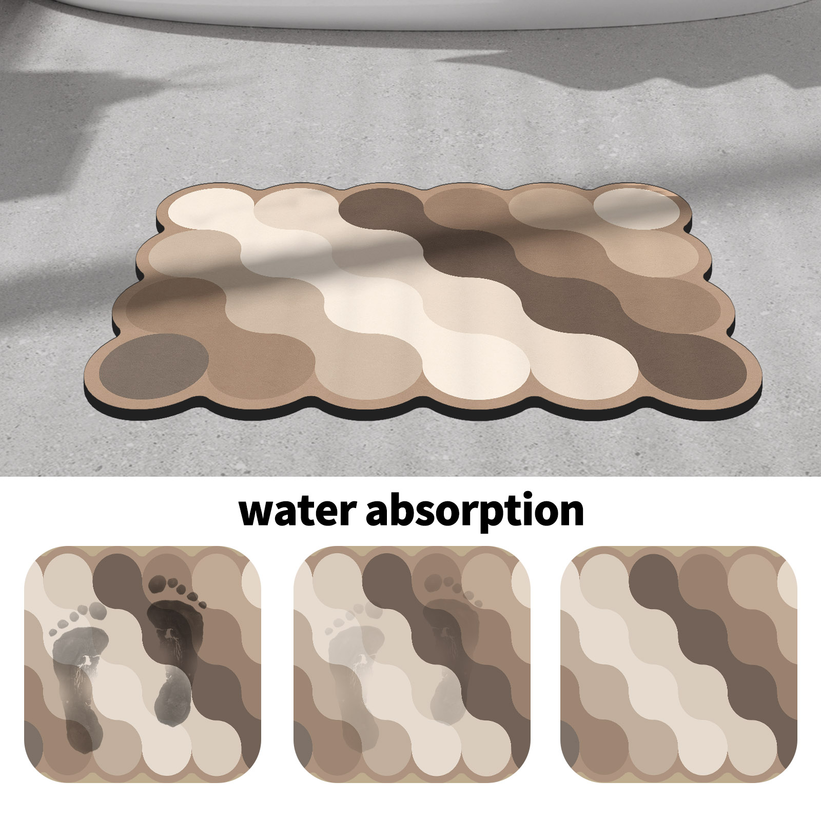 Luxe Diatomiet Badkamer Douche - Quick Dry Diatomite Bath Mat recensie en prijs