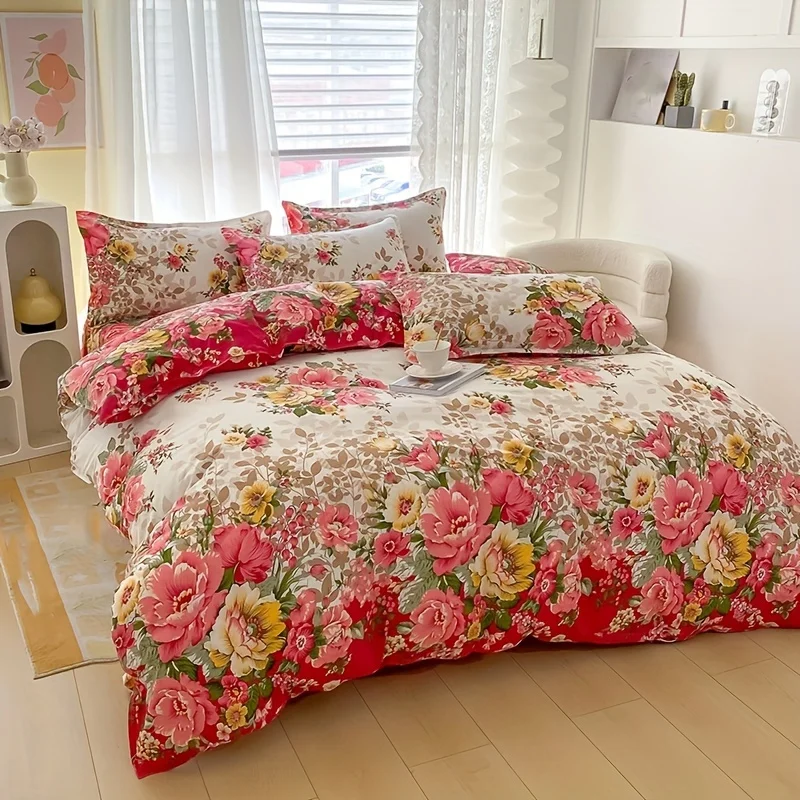 Dekbedovertrekset met bloemenp - Duvet Cover Sets With Zipper recensie en prijs