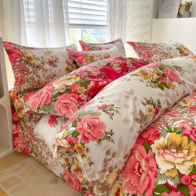 Dekbedovertrekset met bloemenp - Duvet Cover Sets With Zipper recensie en prijs