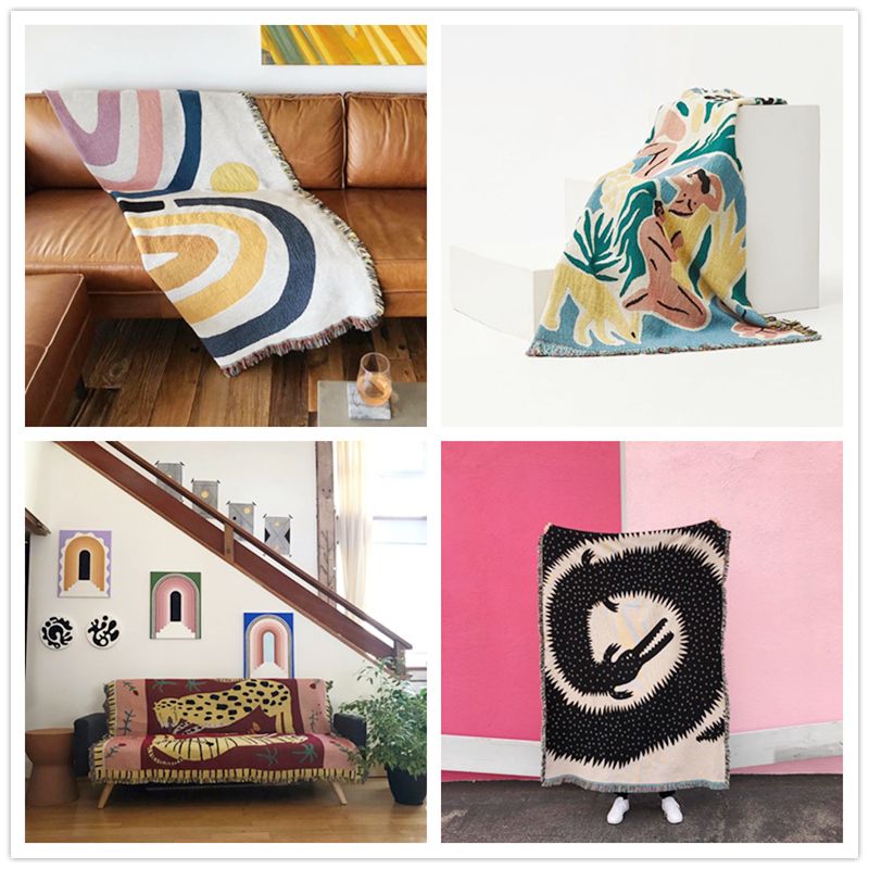 Textiel Stad Ins Kleine Kust H - Boho Throw Blanket Fringe recensie en prijs