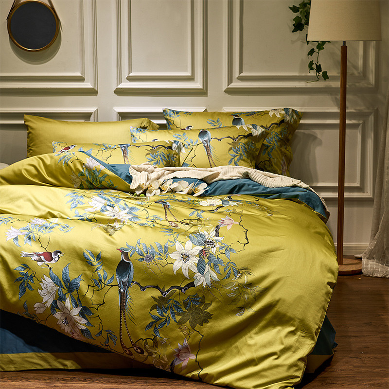 Luxe 600TC Egyptisch katoen be - Aesthetic Floral Duvet Cover recensie en prijs